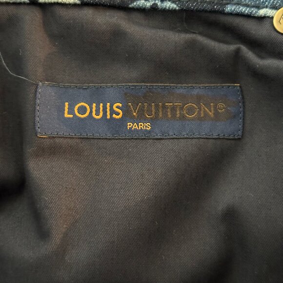 Louis Vuitton Blue Floral Monogram Jeans - Picture 3 of 8